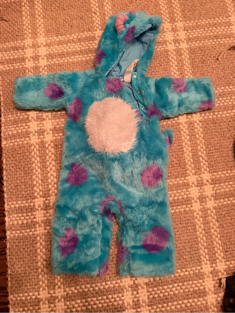 Pottery Barn Sully Costume with Purple Spots